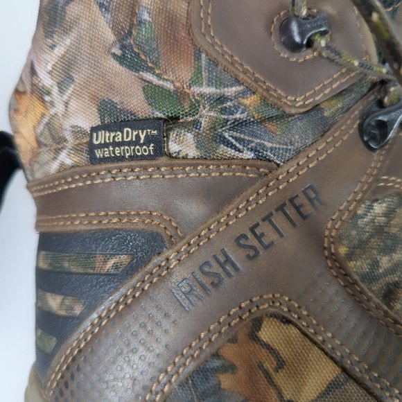 Irish Setter 1888 VaprTrek Waterproof Hunting Boots Sz 11 E2 Scent Ban 400 Gram - Picture 10 of 10